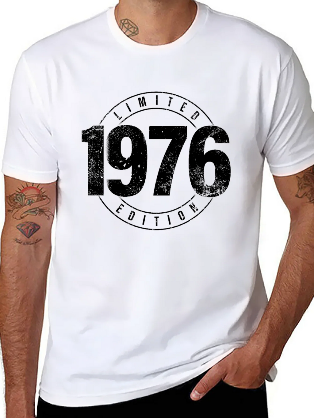 1976 Limited Edition Black Graphic T-Shirt product image 6