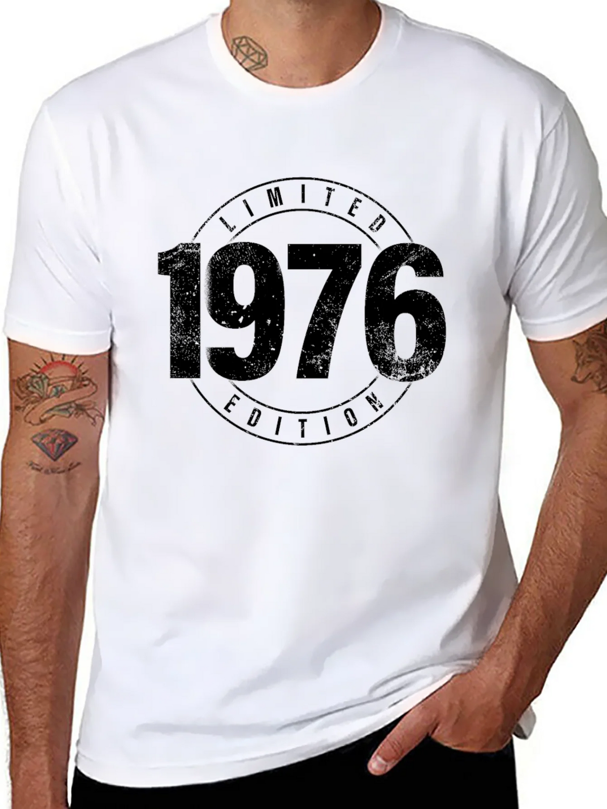 1976 Limited Edition Black Graphic T-Shirt product image 6