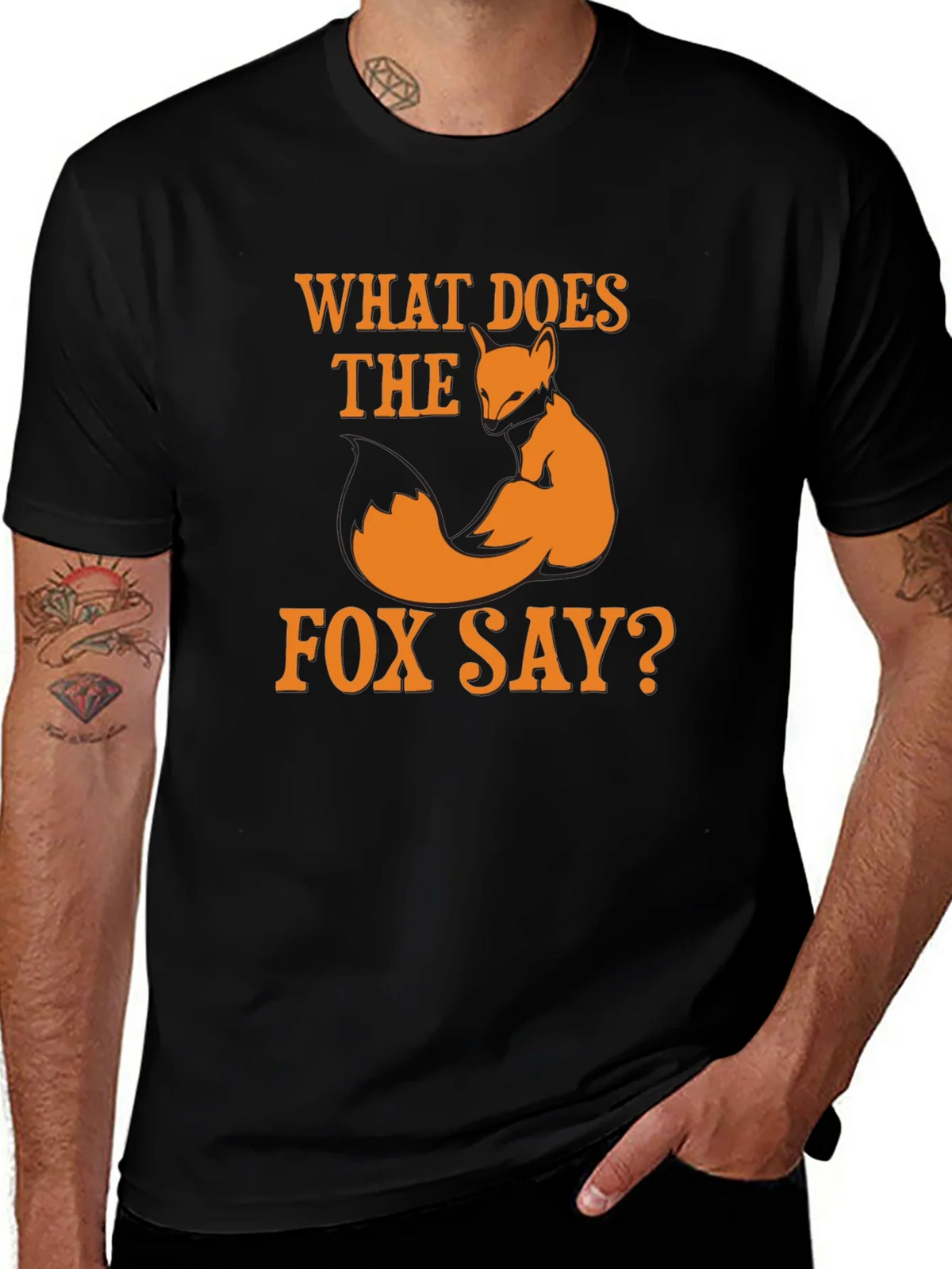 What Does The Fox Say T-Shirt - Funny Design Tee product image 1