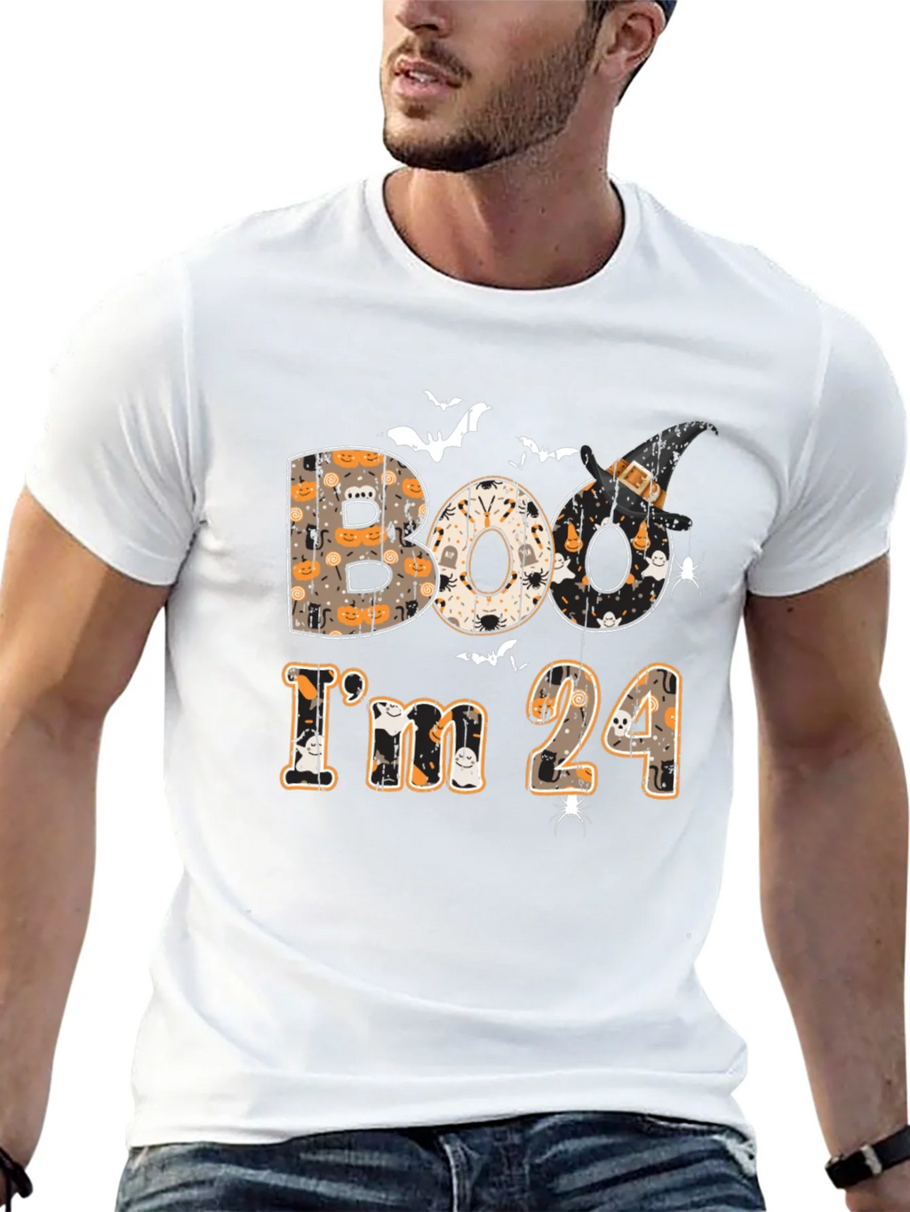 Boo Im 24 Halloween Graphic Tee product image 3