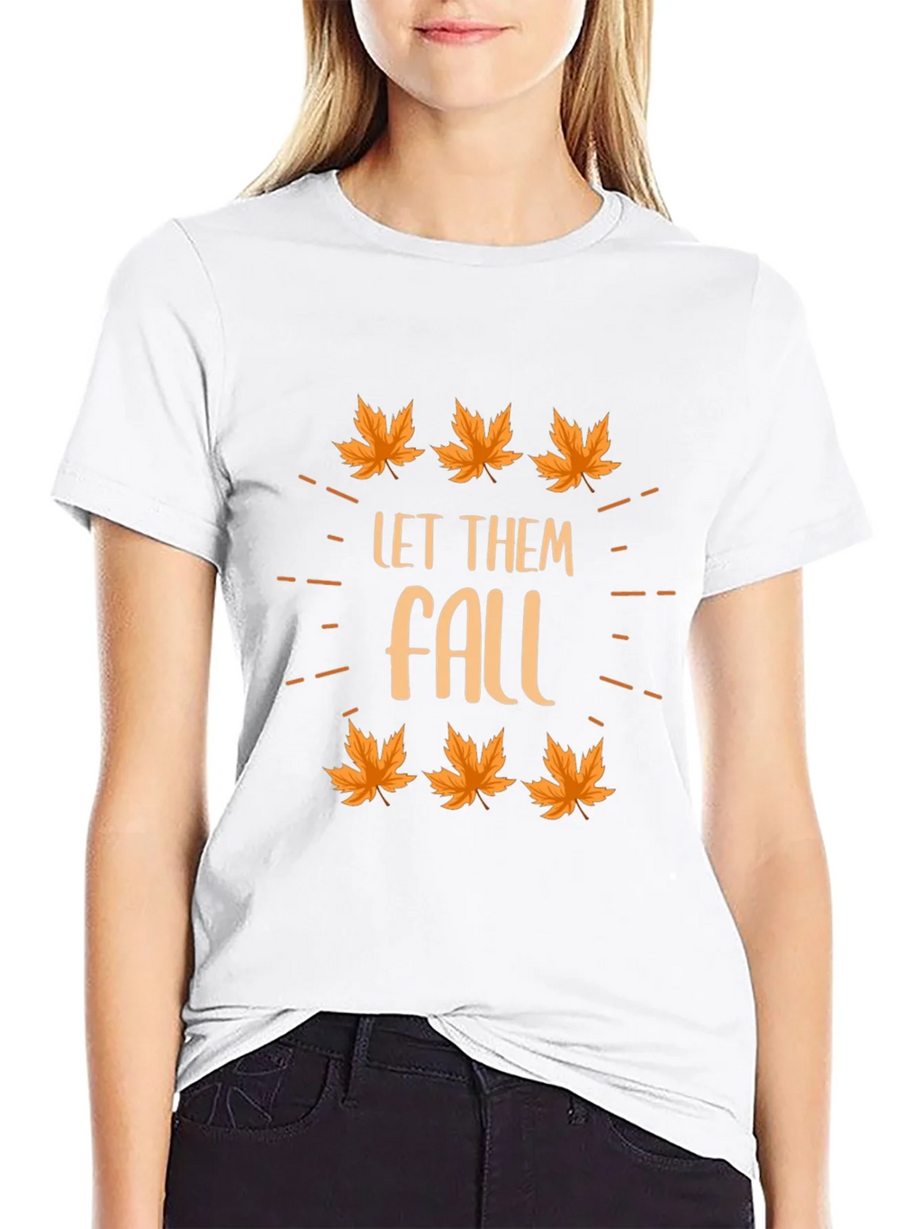 Autumn Let Them Fall Graphic T-Shirt product image 8