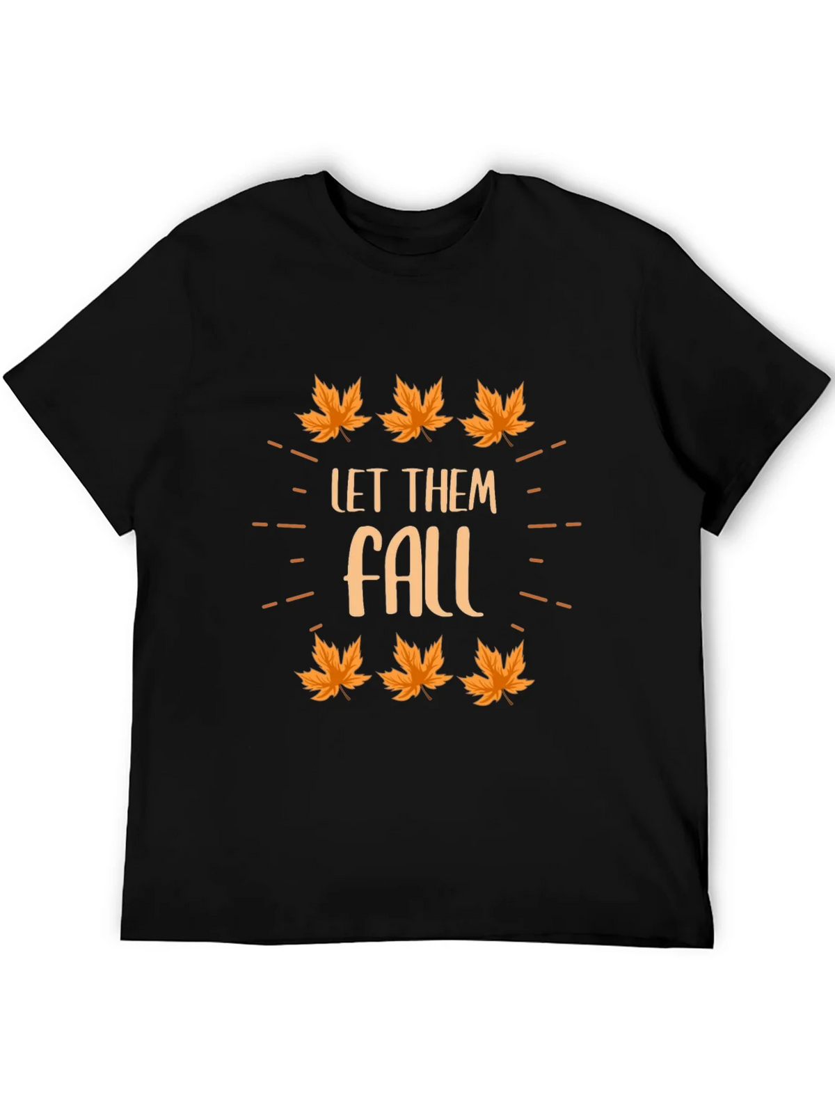 Autumn Let Them Fall Graphic T-Shirt product image 5