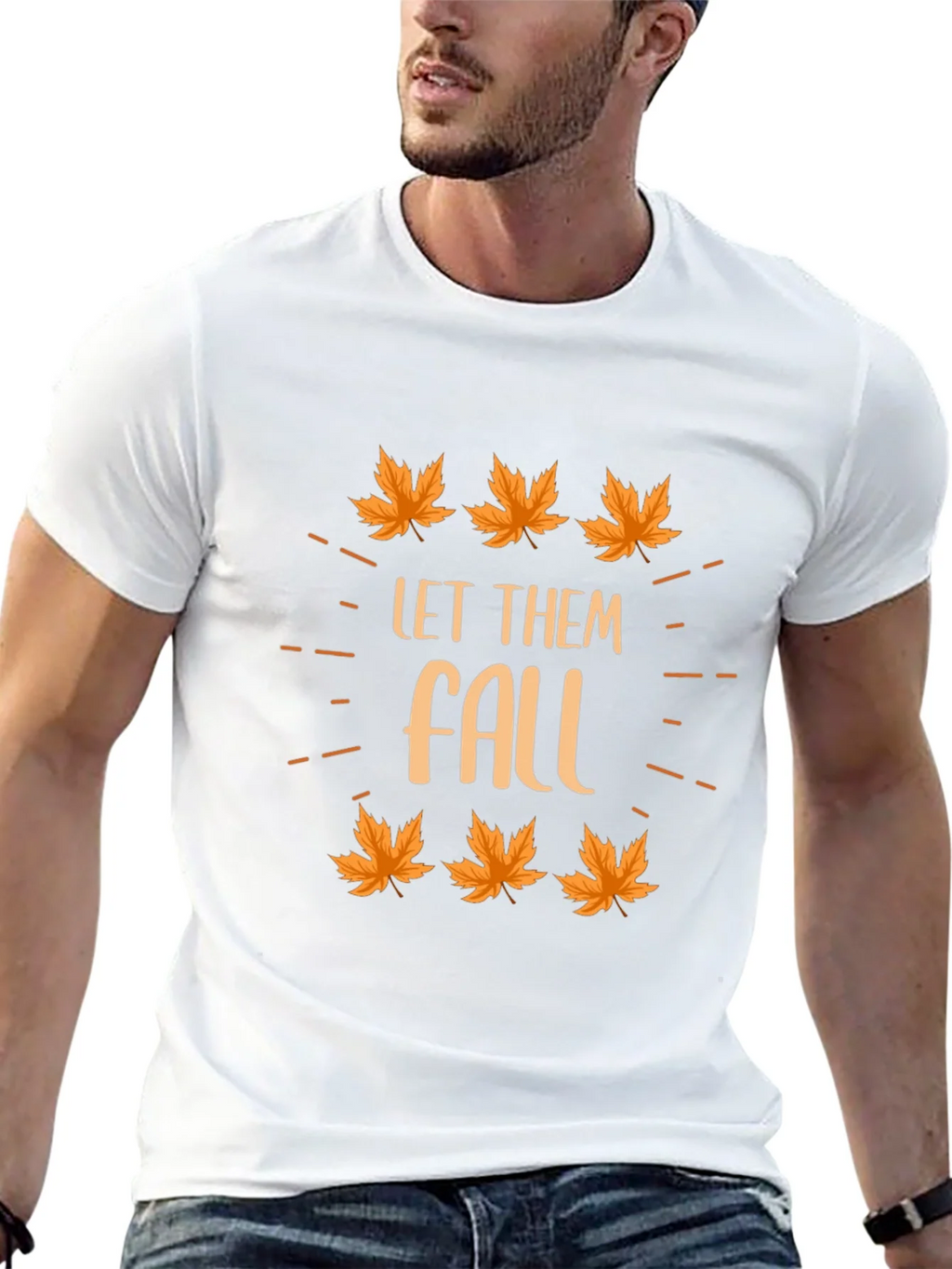 Autumn Let Them Fall Graphic T-Shirt product image 12