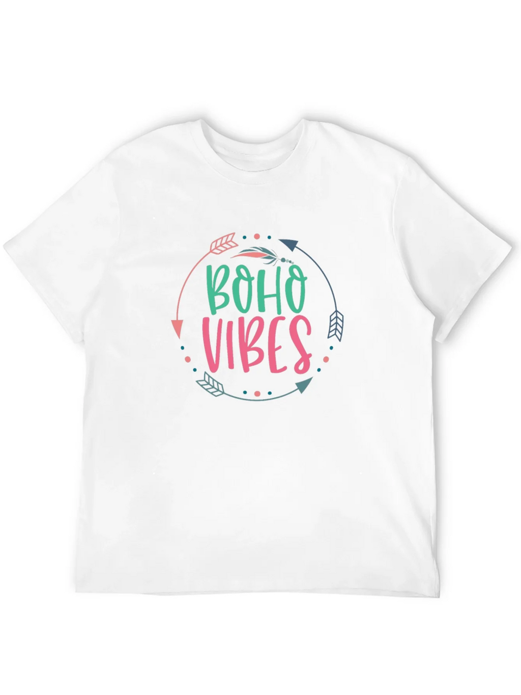 Boho Vibes Graphic Tee - Unisex Black T-Shirt product image 11