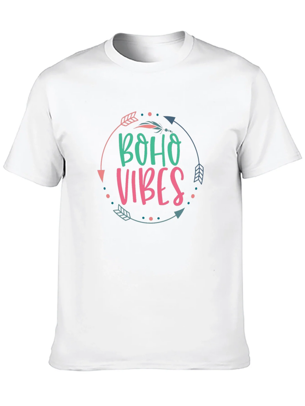Boho Vibes Graphic Tee - Unisex Black T-Shirt product image 9