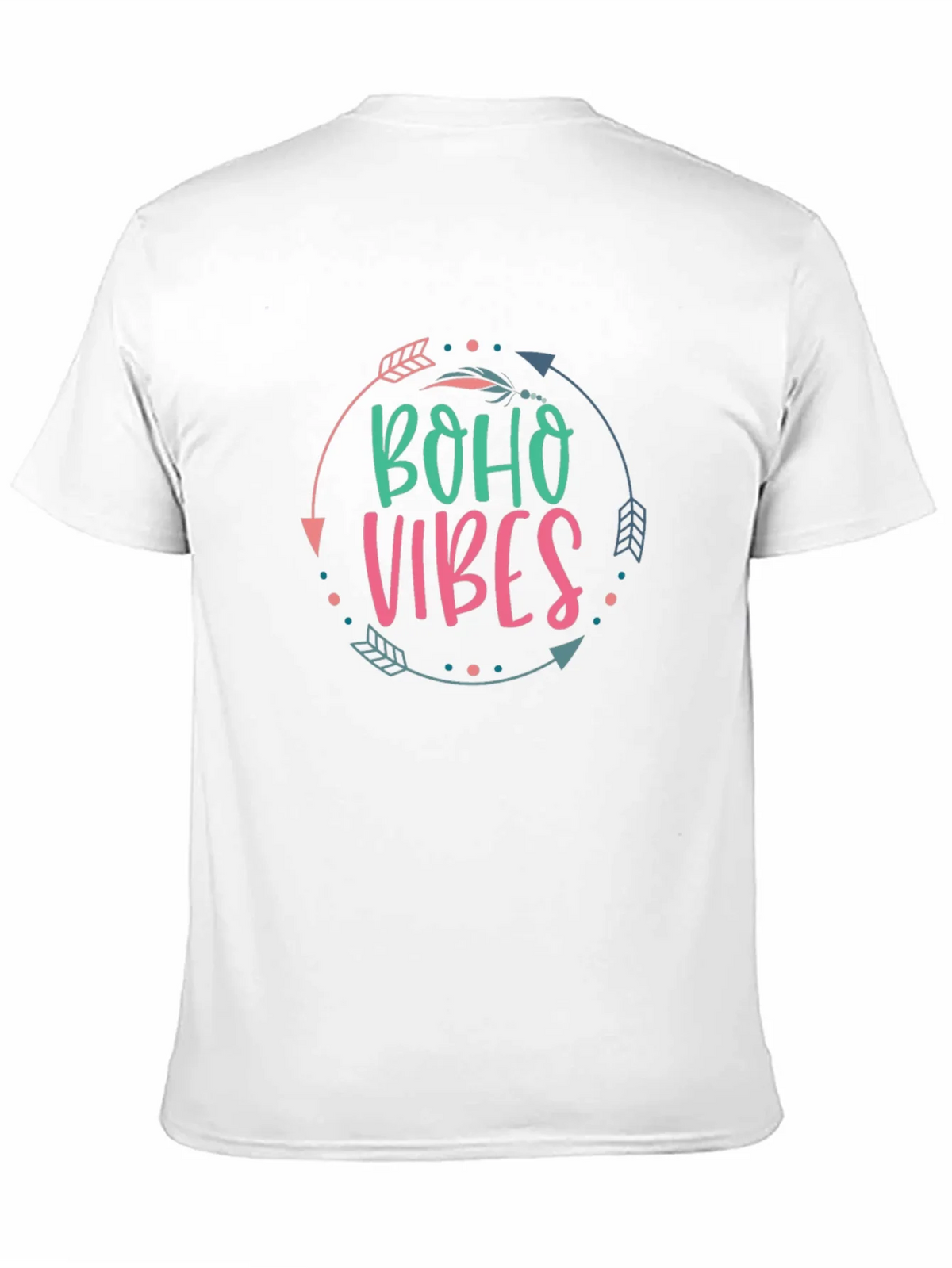 Boho Vibes Graphic Tee - Unisex Black T-Shirt product image 10