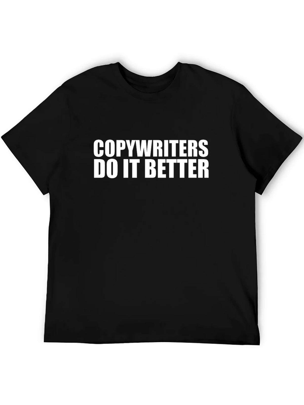 Copywriters Do It Better Black T-Shirt product image 5