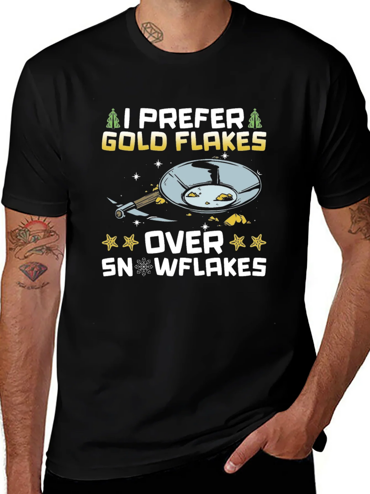I Prefer Gold Flakes T-Shirt - Prospecting Tee product image 1