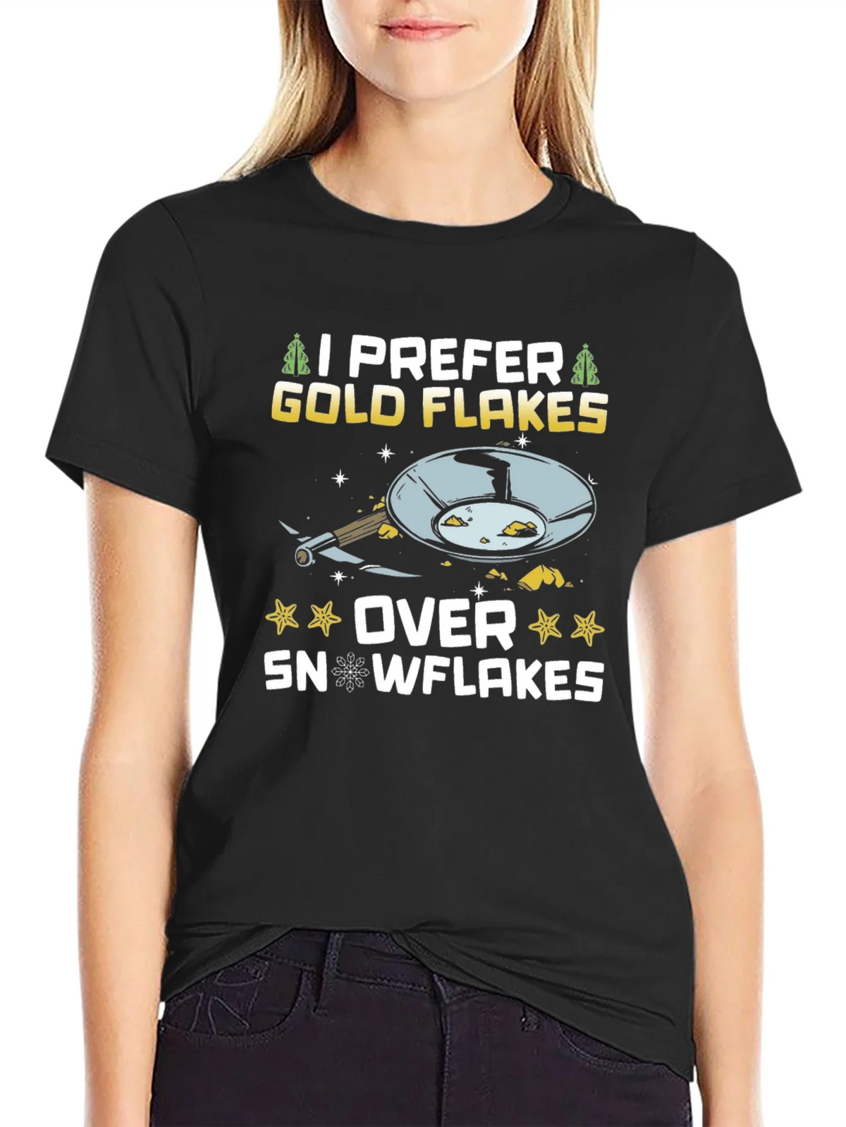 I Prefer Gold Flakes T-Shirt - Prospecting Tee product image 2