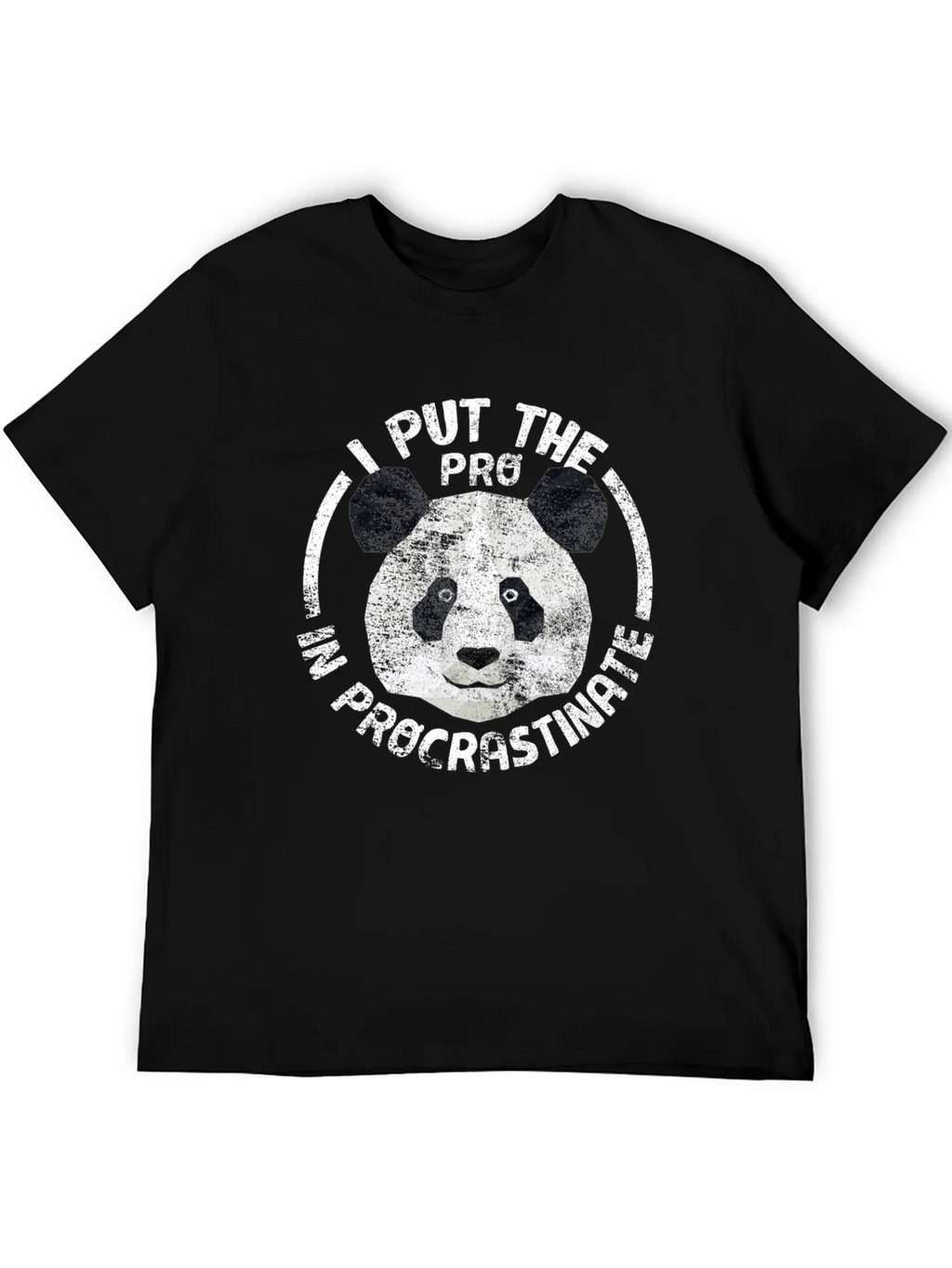 I Put the Pro in Procrastinate Panda Graphic Tee product image 4
