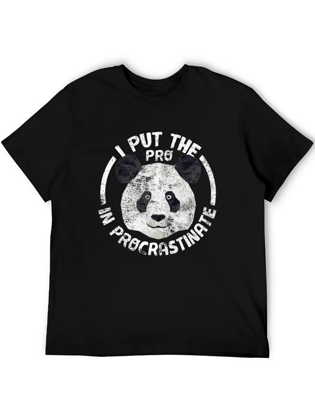 I Put the Pro in Procrastinate Panda Graphic Tee product image 4