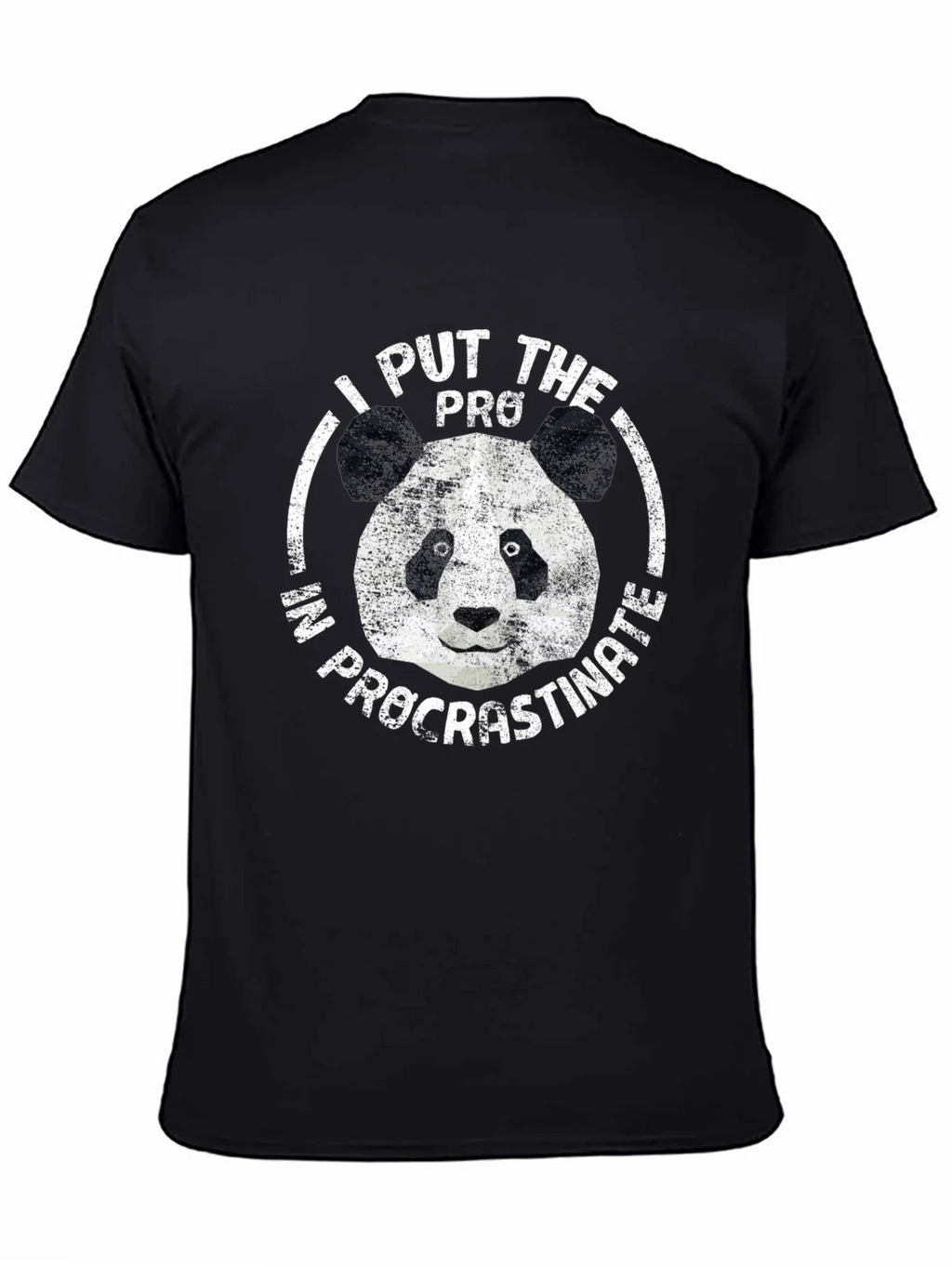 I Put the Pro in Procrastinate Panda Graphic Tee product image 3