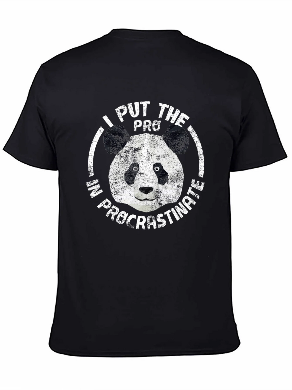 I Put the Pro in Procrastinate Panda Graphic Tee product image 3