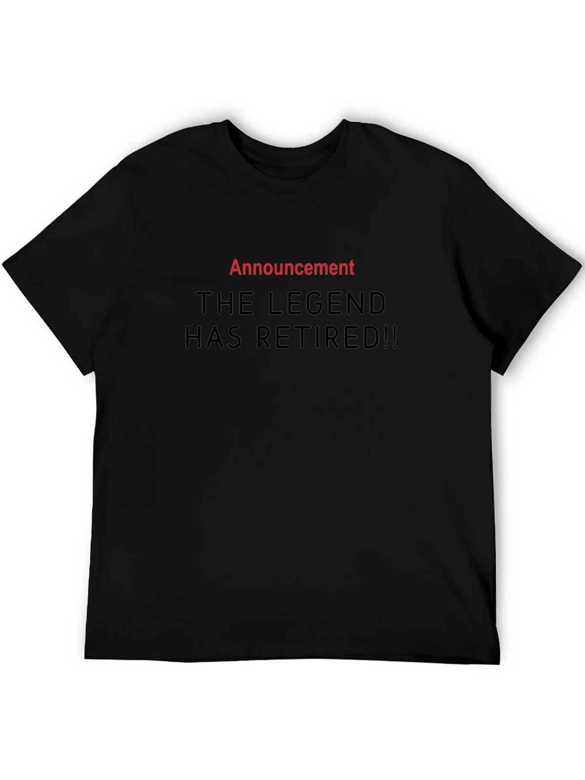 The Legend Has Retired Graphic T-Shirt product image 3