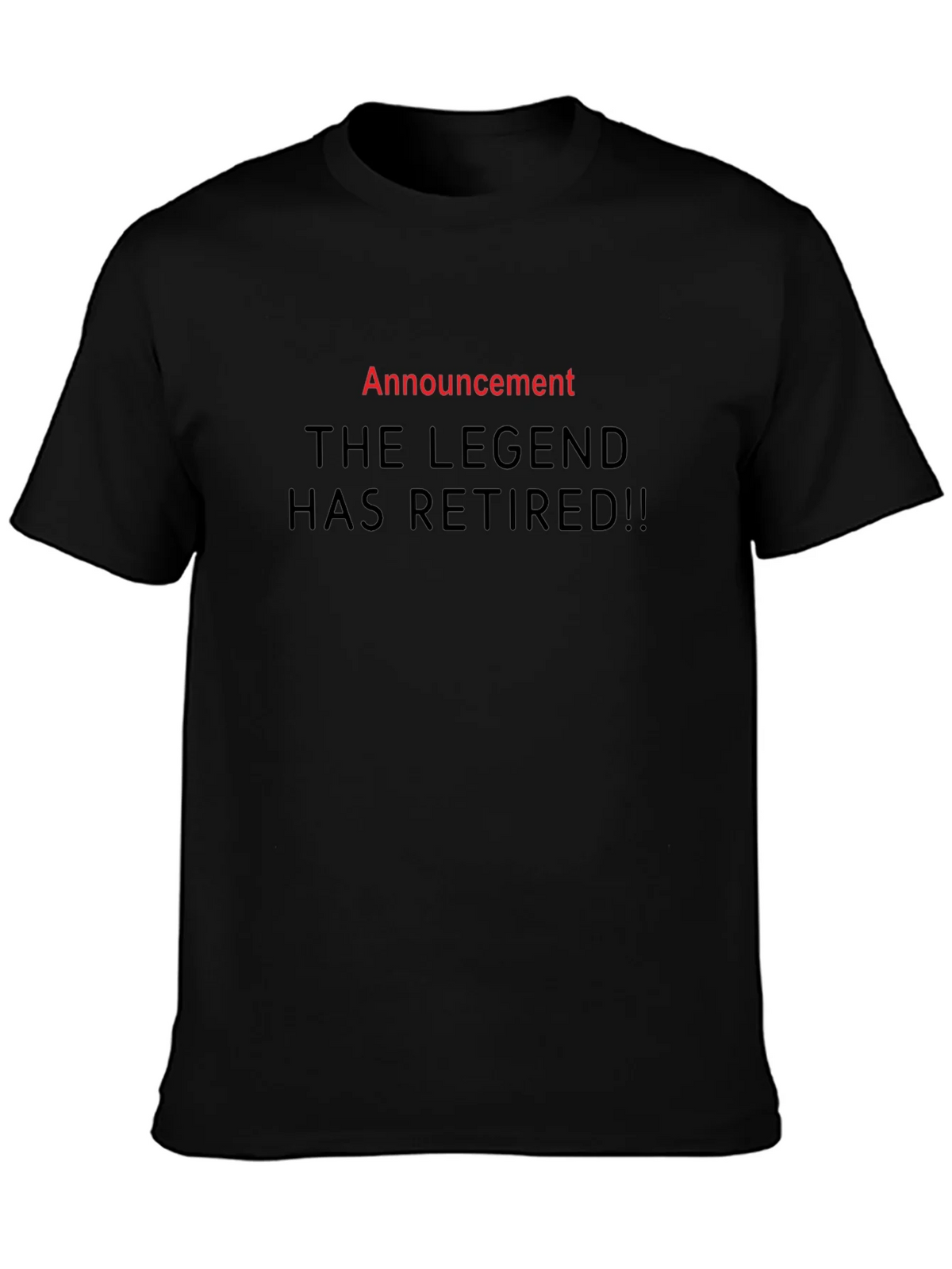 The Legend Has Retired Graphic T-Shirt product image 2