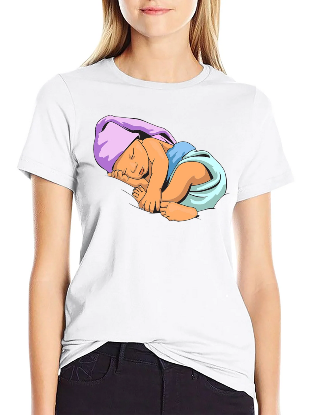 Baby Graphic Tee - Black Cotton Comfort product image 8