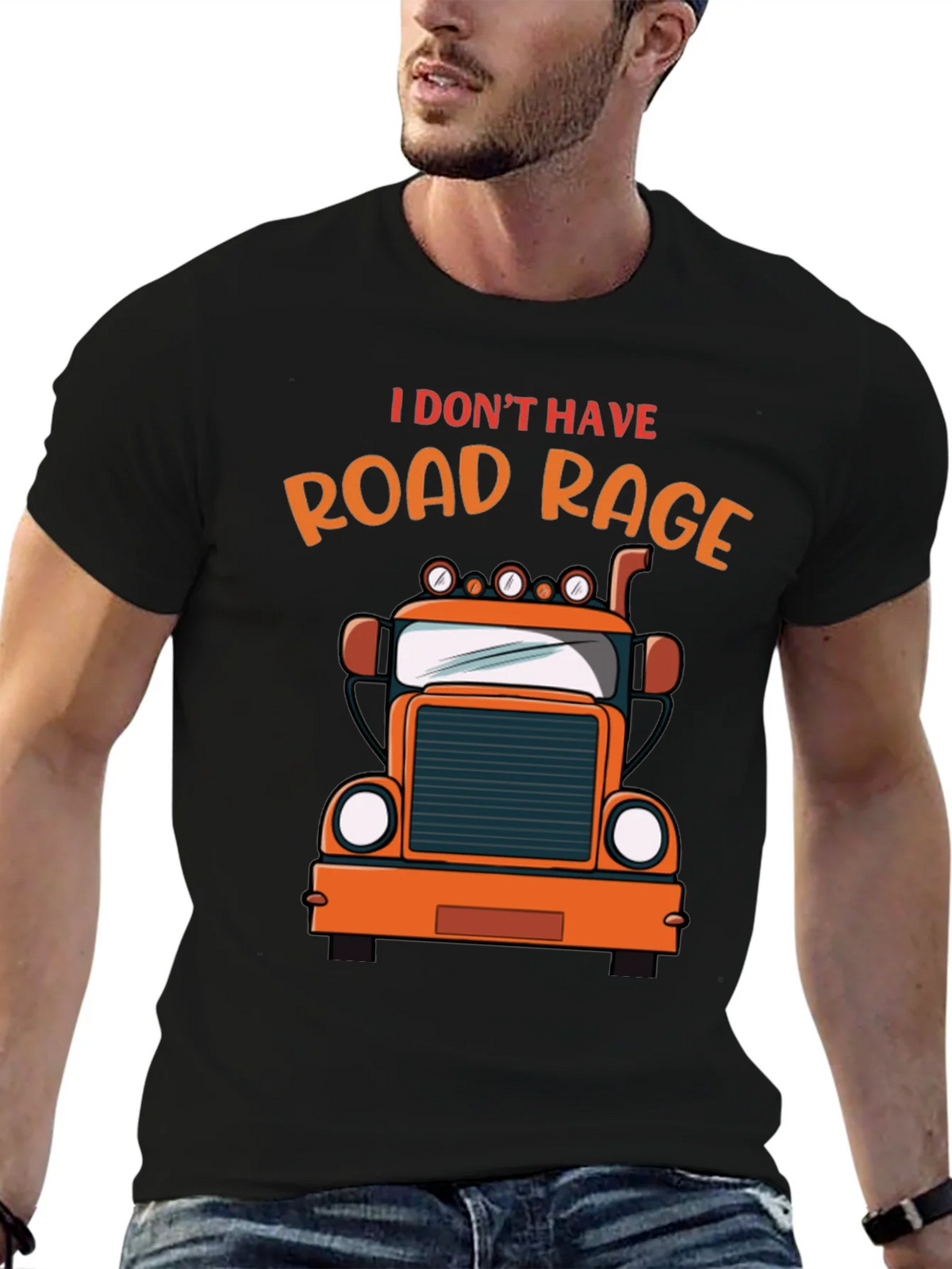 Road Rage T-Shirt Trucker Driver Funny Gift product image 3
