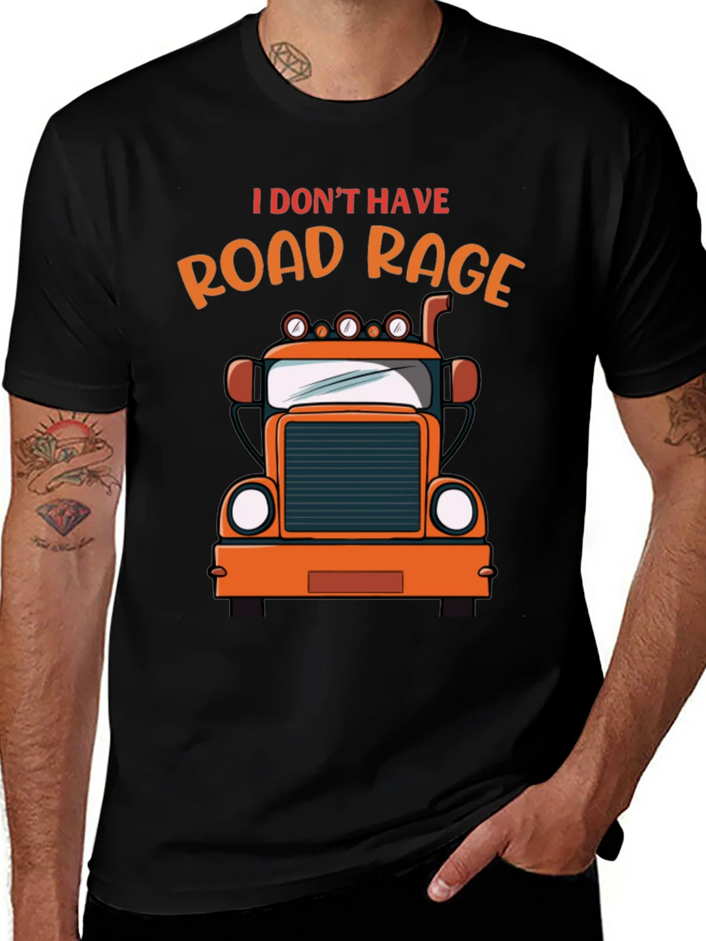Road Rage T-Shirt Trucker Driver Funny Gift product image 1
