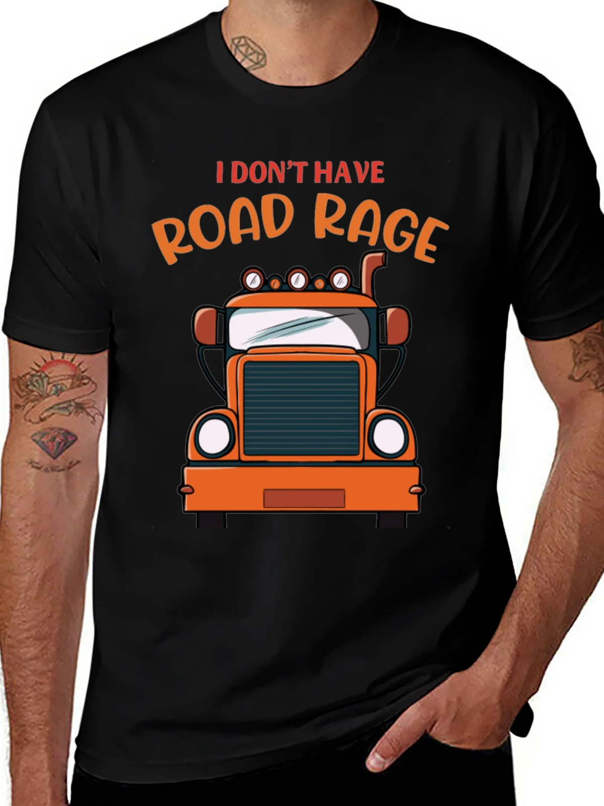 Road Rage T-Shirt Trucker Driver Funny Gift product image 1