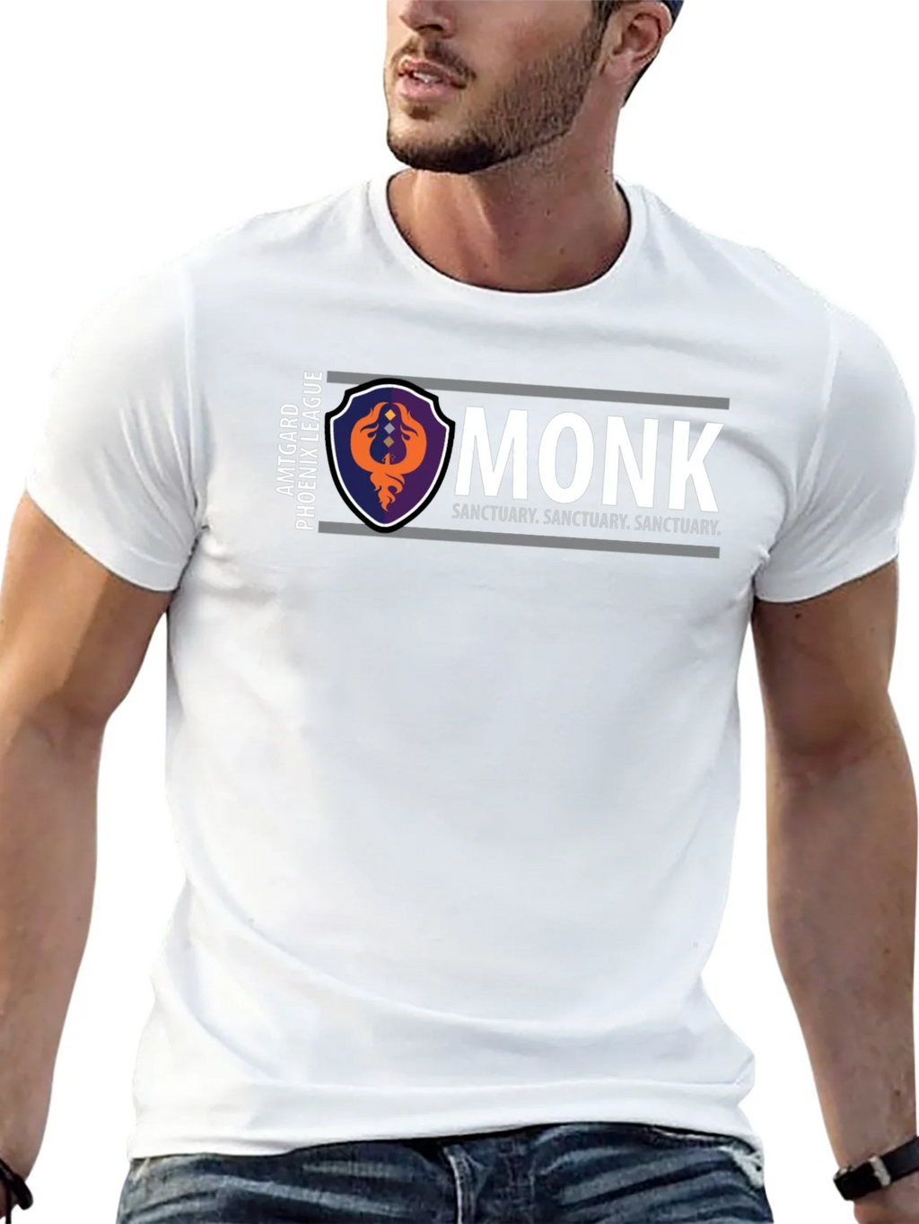 Monk Sanctuary T-Shirt - Amtgard Phoenix League product image 3