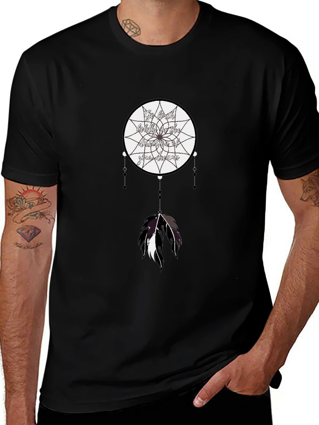 Dreamcatcher Graphic Tee - Black T-Shirt product image 1