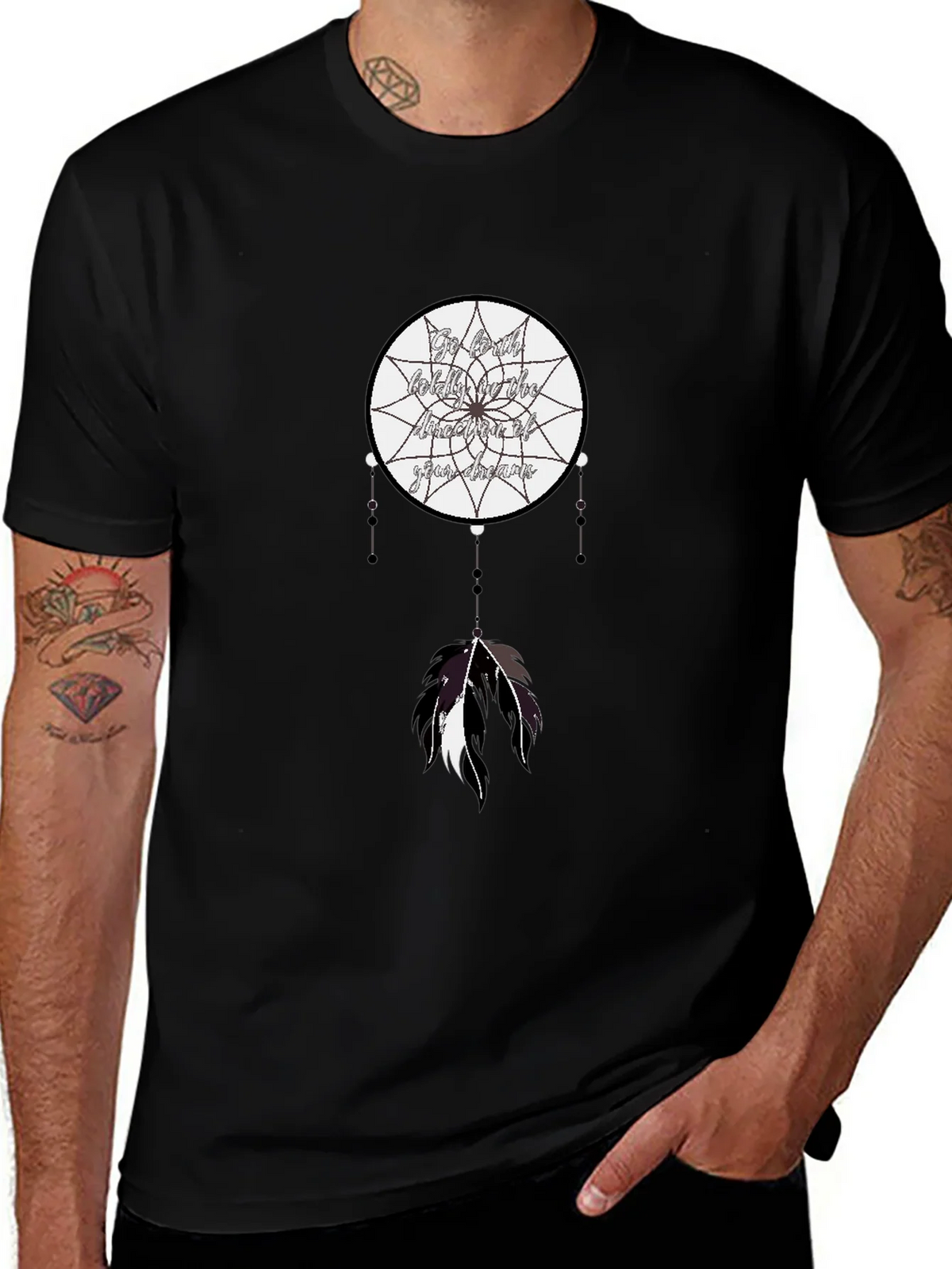 Dreamcatcher Graphic Tee - Black T-Shirt product image 1