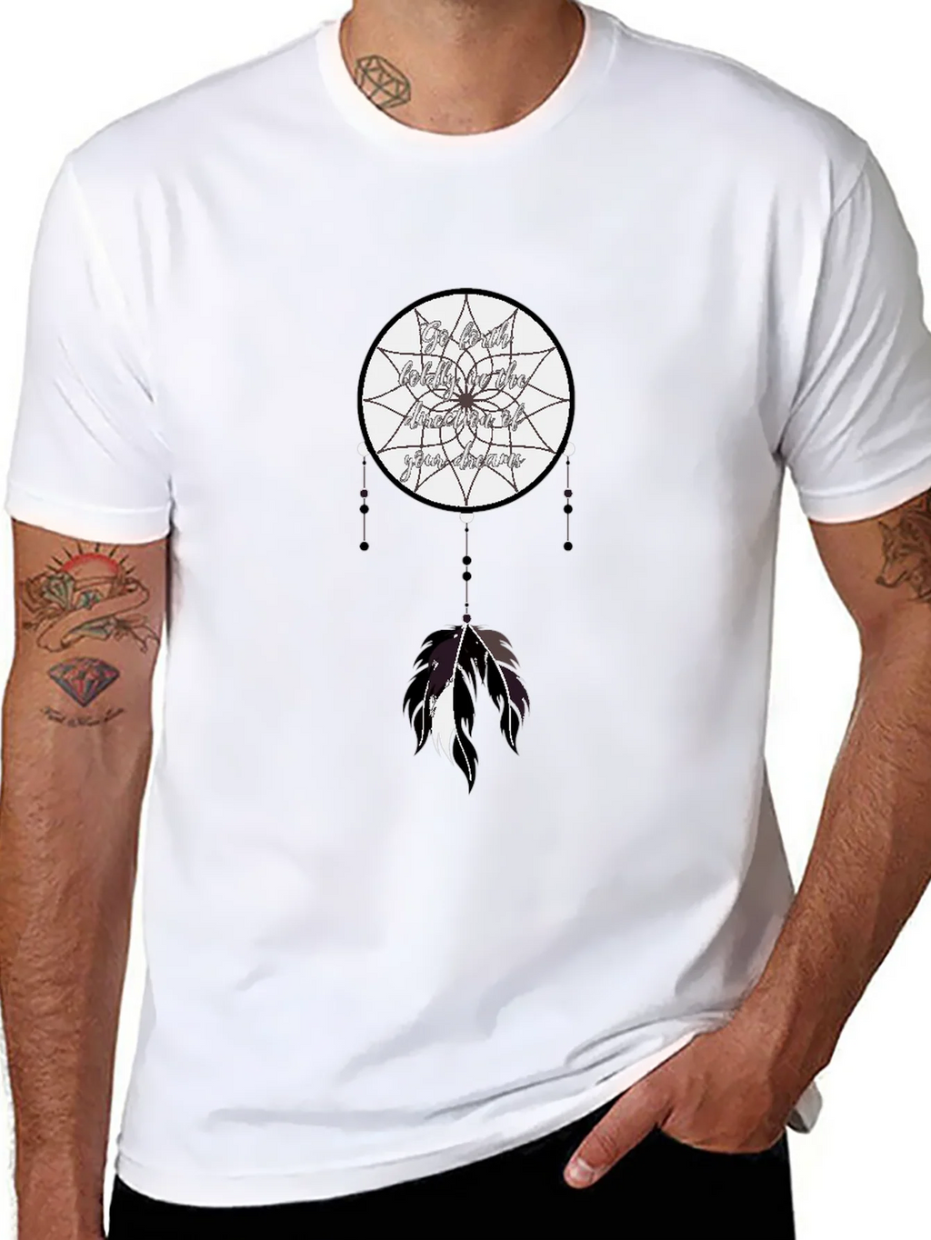 Dreamcatcher Graphic Tee - Black T-Shirt product image 7