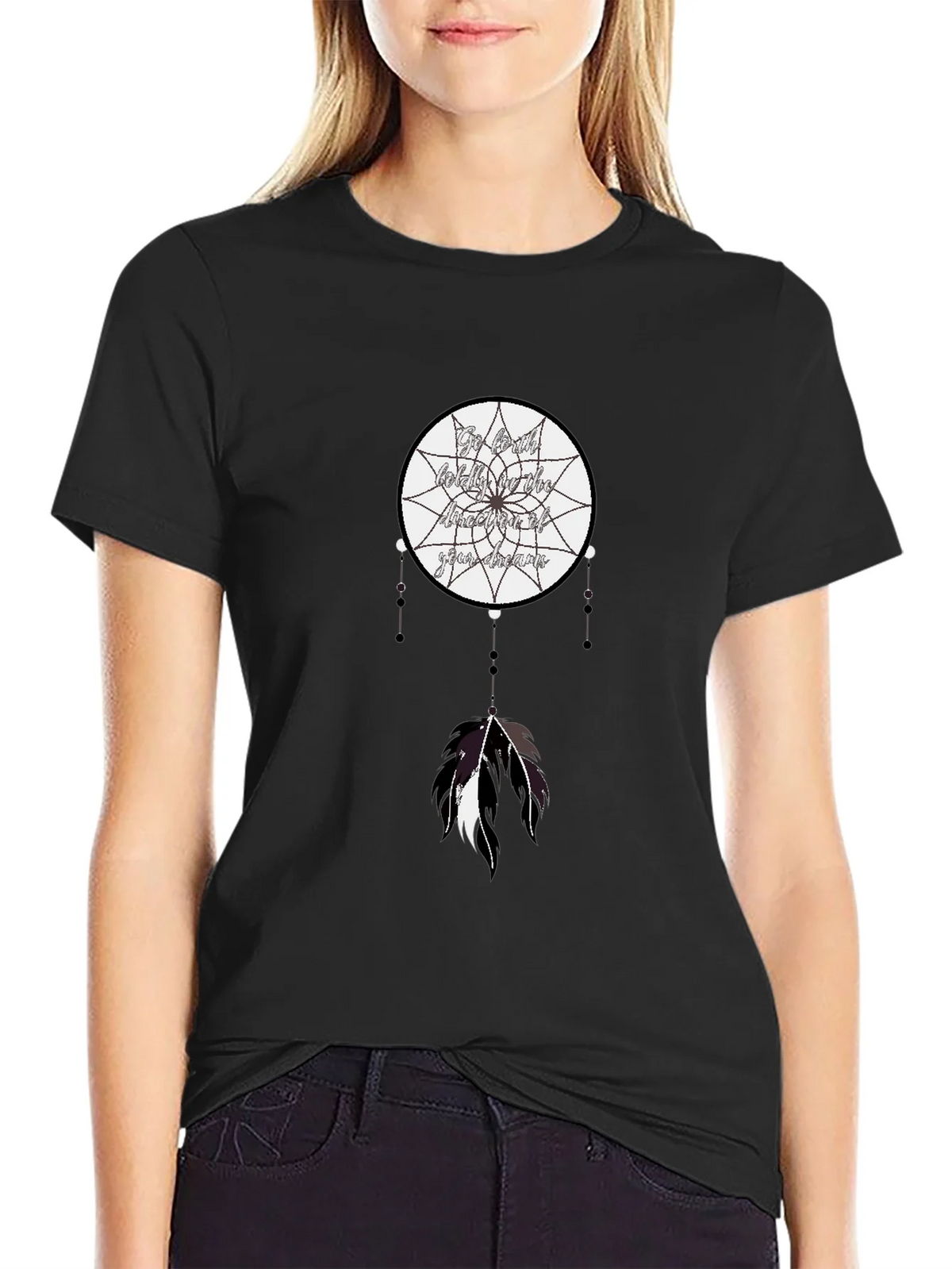 Dreamcatcher Graphic Tee - Black T-Shirt product image 2