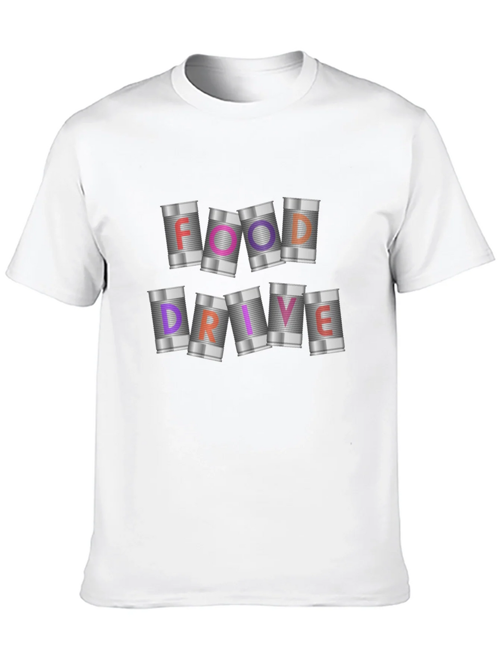 Food Drive T-Shirt: Canned Goods Design product image 9