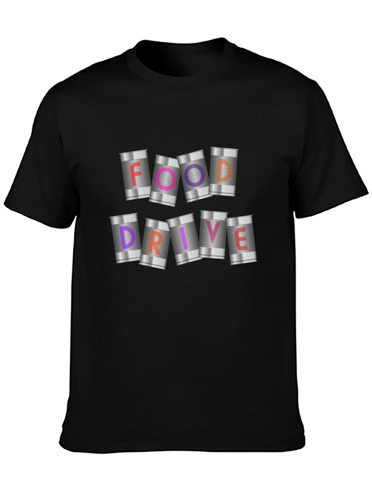Food Drive T-Shirt: Canned Goods Design product image 3