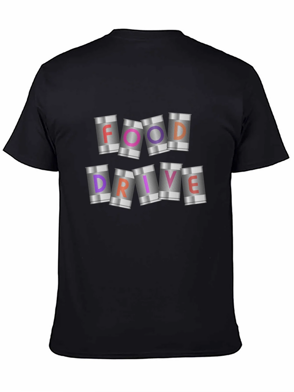 Food Drive T-Shirt: Canned Goods Design product image 4