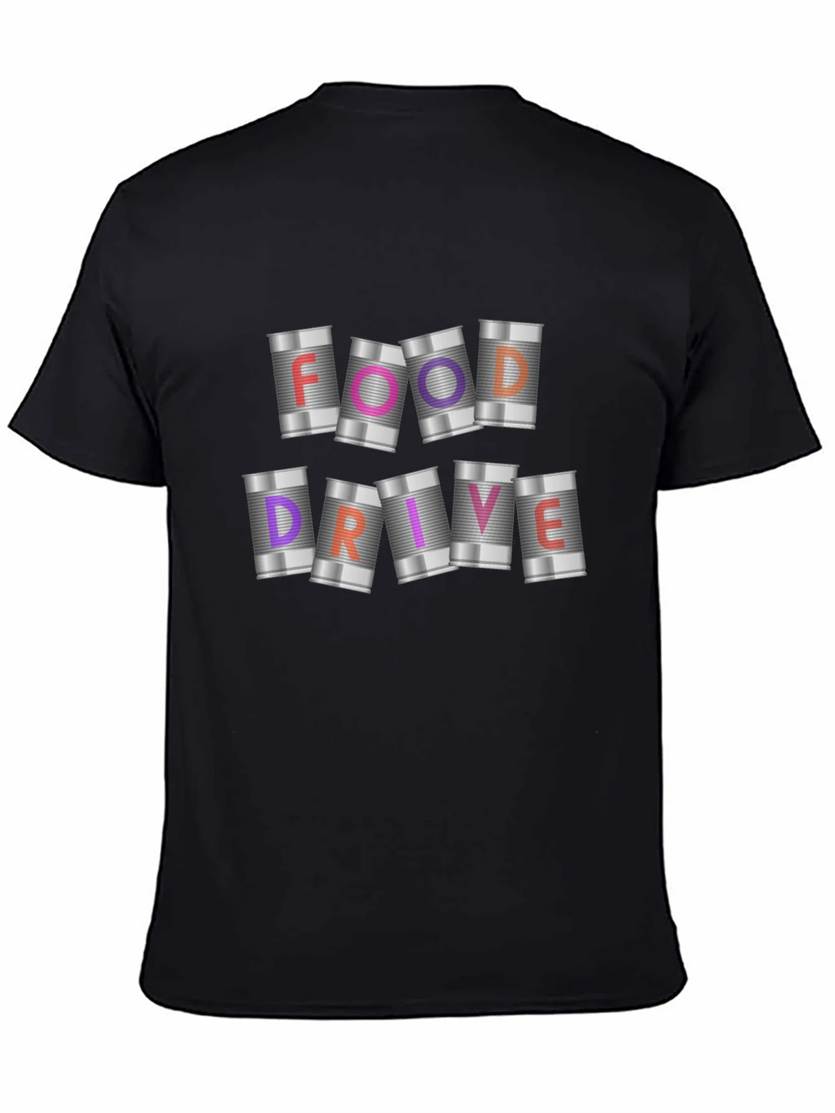 Food Drive T-Shirt: Canned Goods Design product image 4