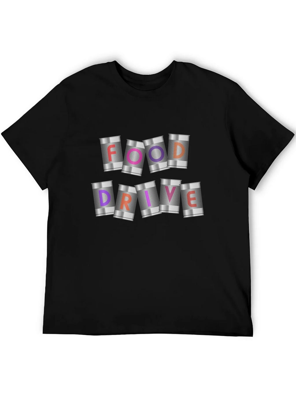Food Drive T-Shirt: Canned Goods Design product image 5