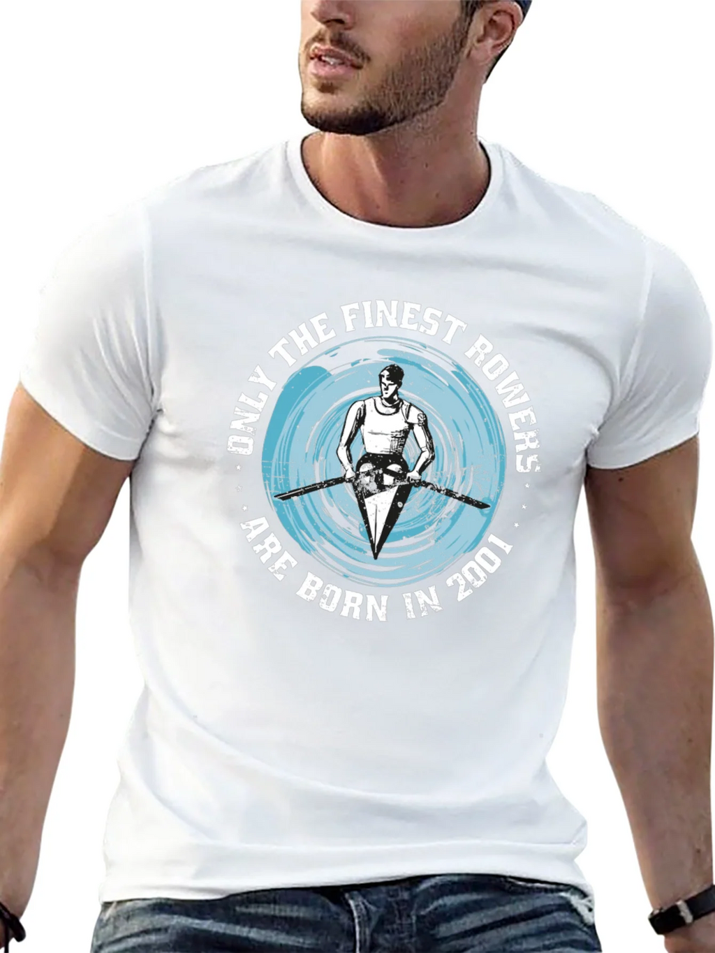 Finest Rowers Born in 2001 Black T-Shirt product image 12