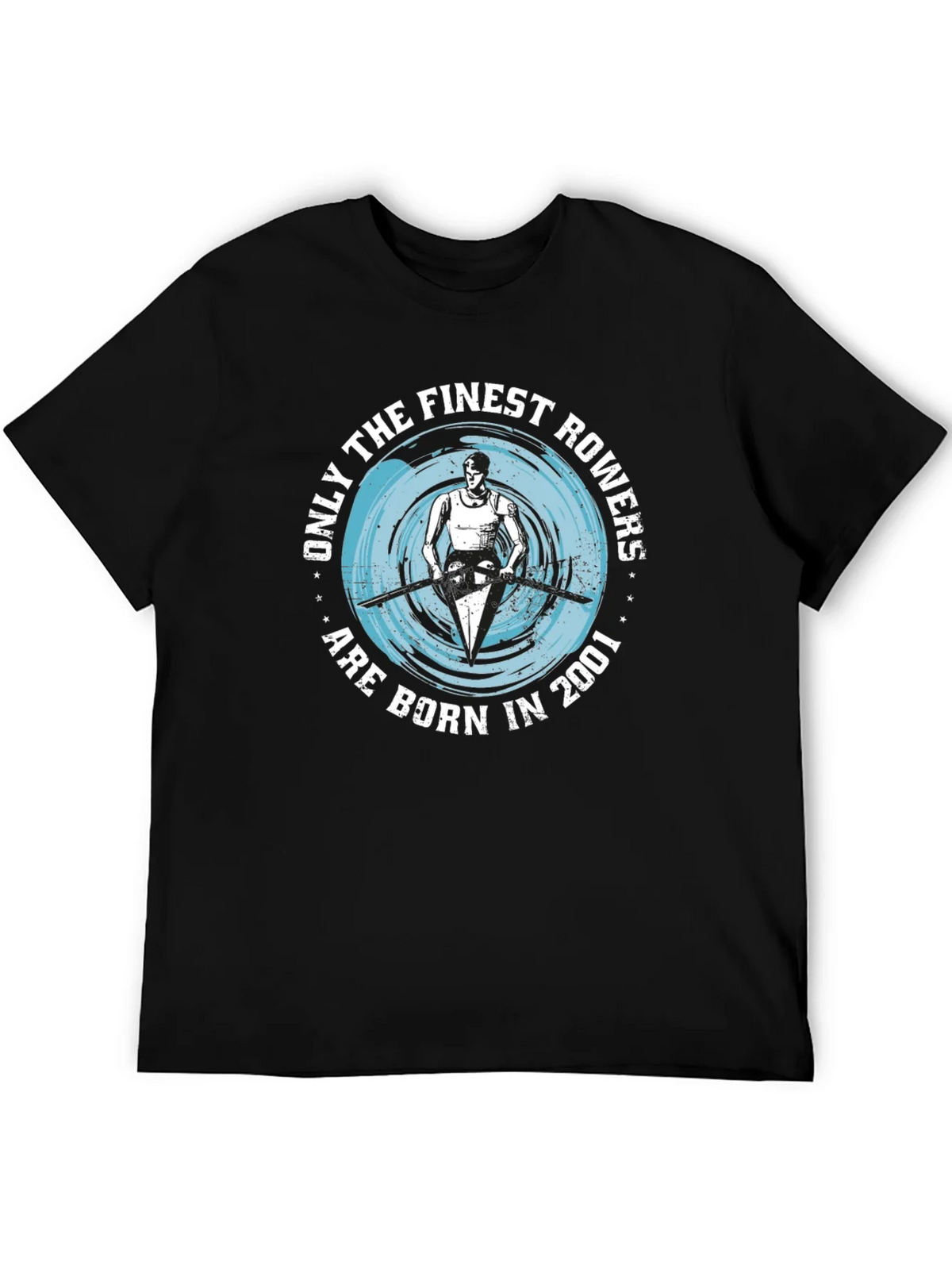 Finest Rowers Born in 2001 Black T-Shirt product image 5