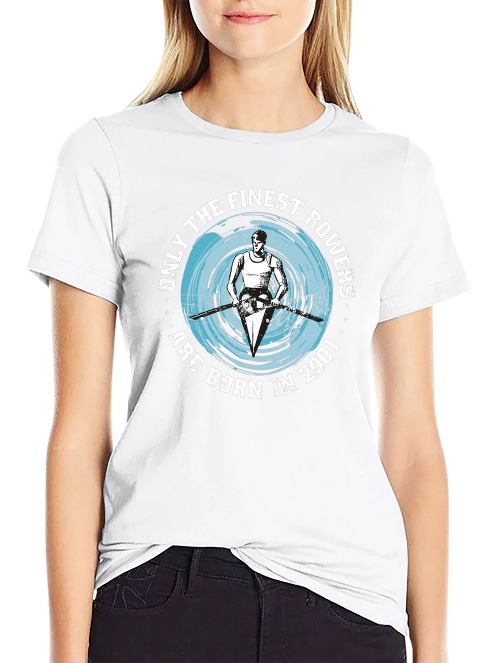 Finest Rowers Born in 2001 Black T-Shirt product image 8