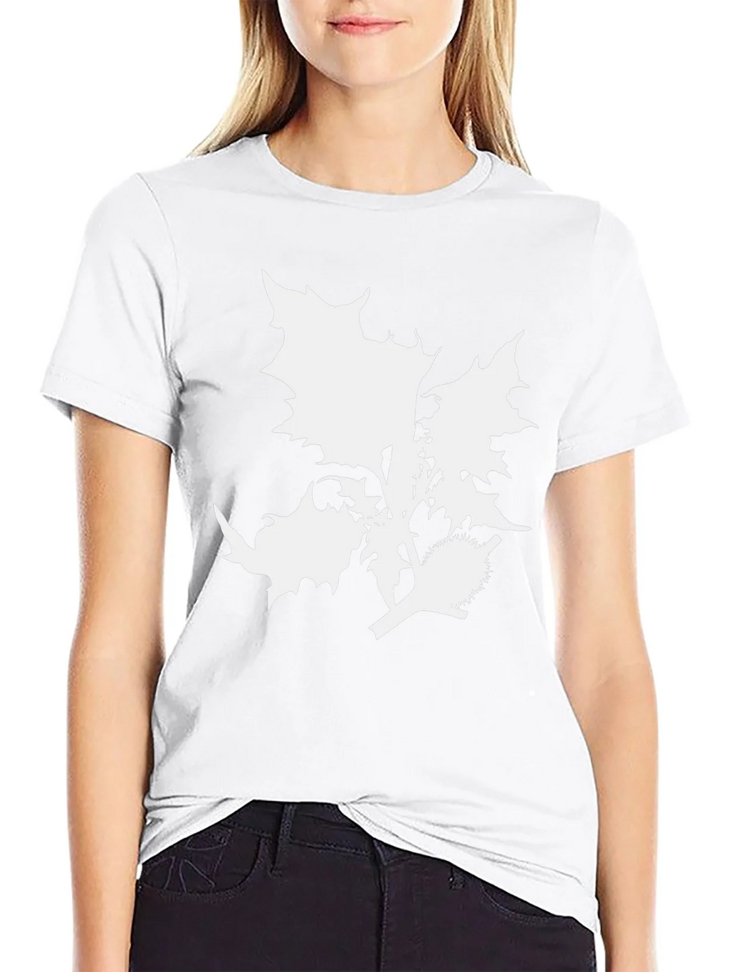 Botanical Graphic Tee - Black Cotton T-Shirt product image 6