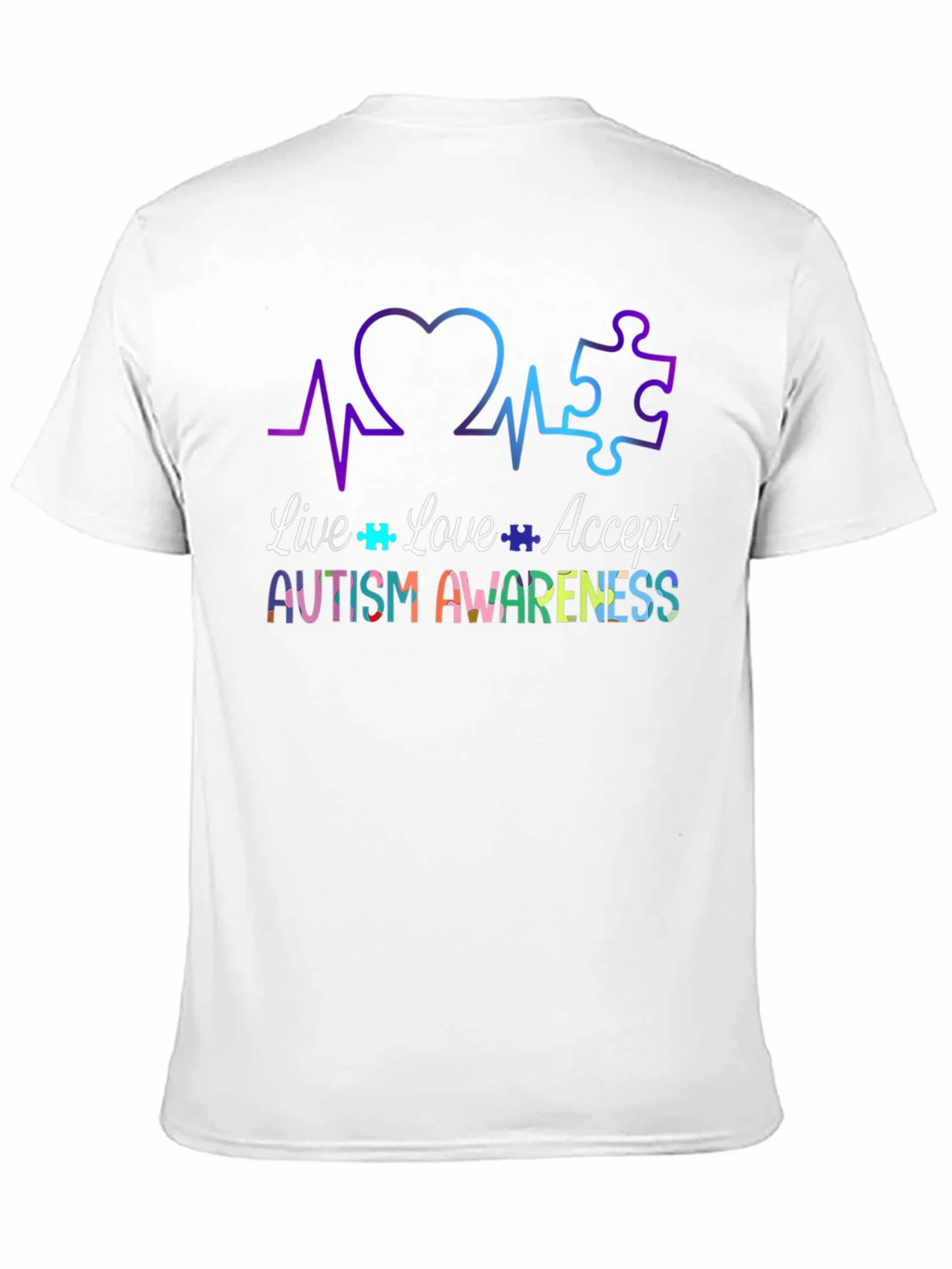 Autism Awareness Tee - Live Love Accept product image 10