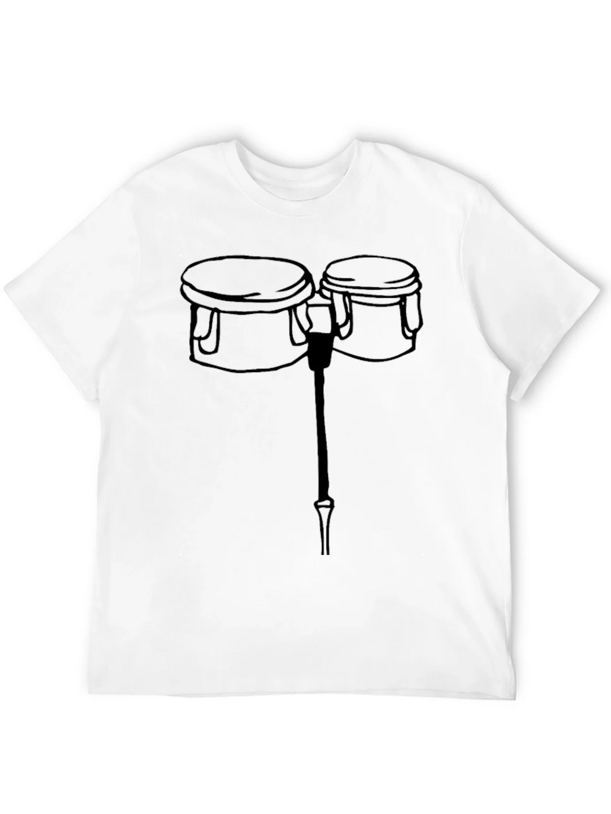 Bongo Drum Graphic Tee - Black T-Shirt product image 11