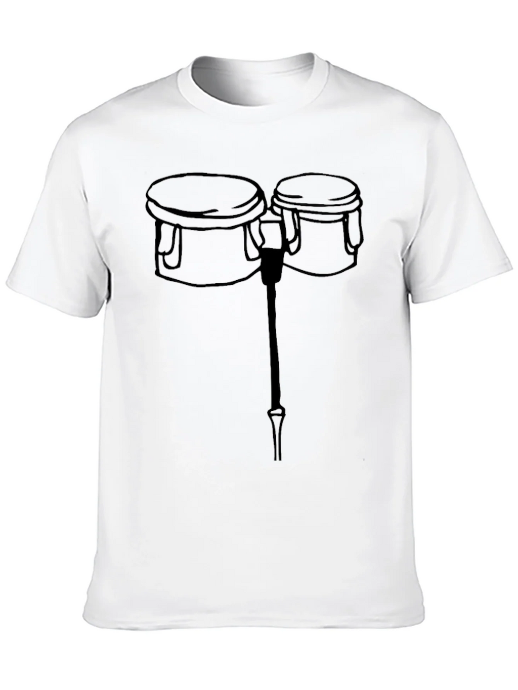 Bongo Drum Graphic Tee - Black T-Shirt product image 9