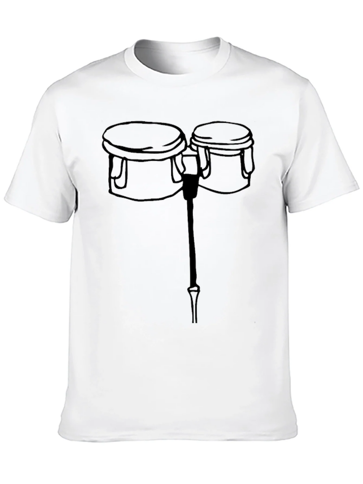 Bongo Drum Graphic Tee - Black T-Shirt product image 9
