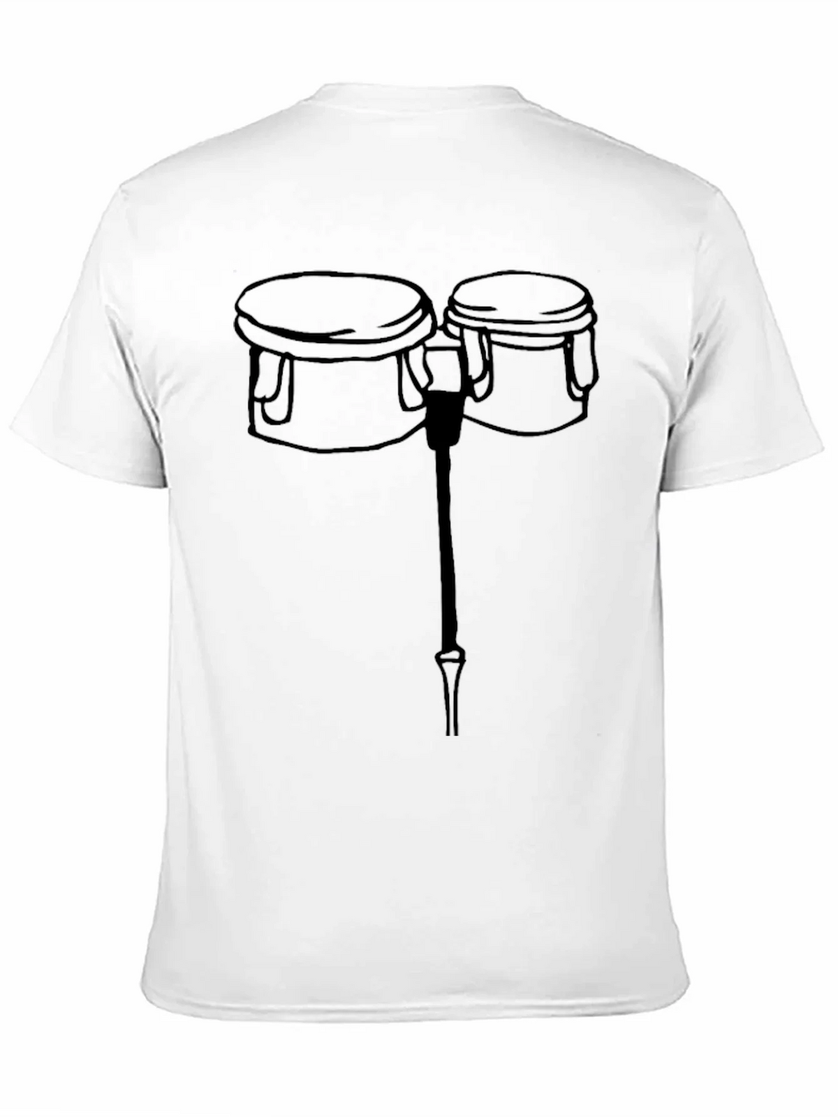 Bongo Drum Graphic Tee - Black T-Shirt product image 10