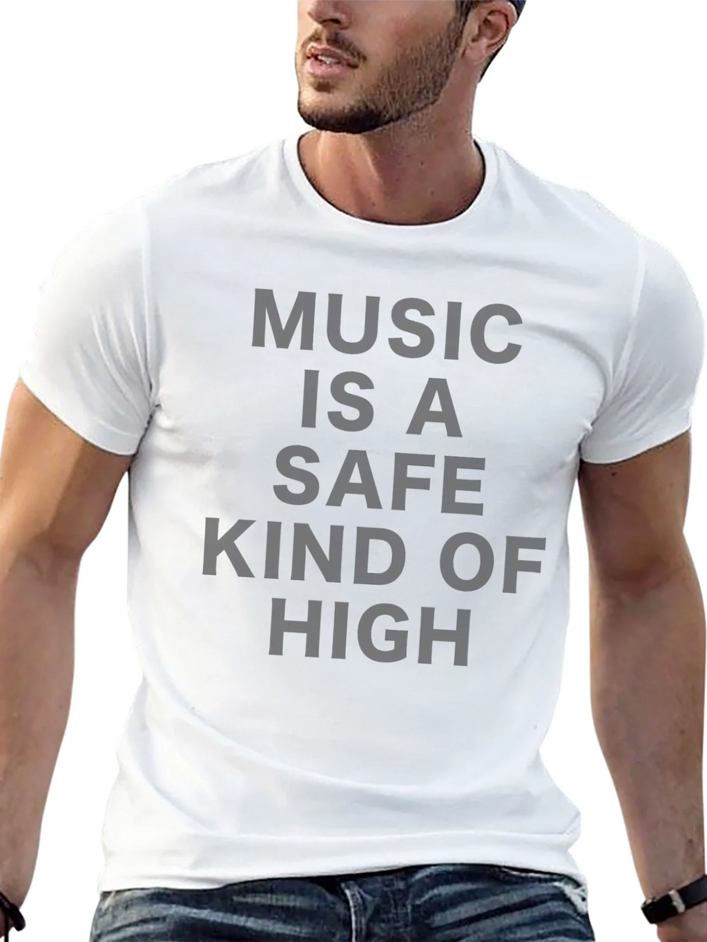 Music Is A Safe Kind Of High T-Shirt product image 6