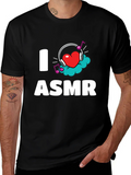 I Love ASMR T-Shirt - Black Graphic Tee product image 1