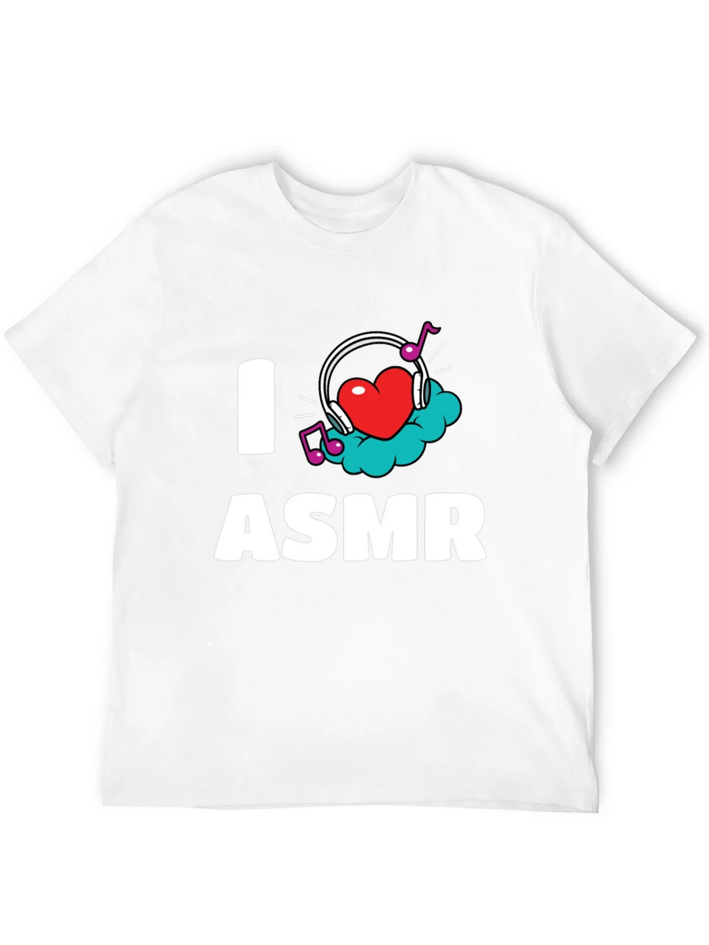I Love ASMR T-Shirt - Black Graphic Tee product image 11