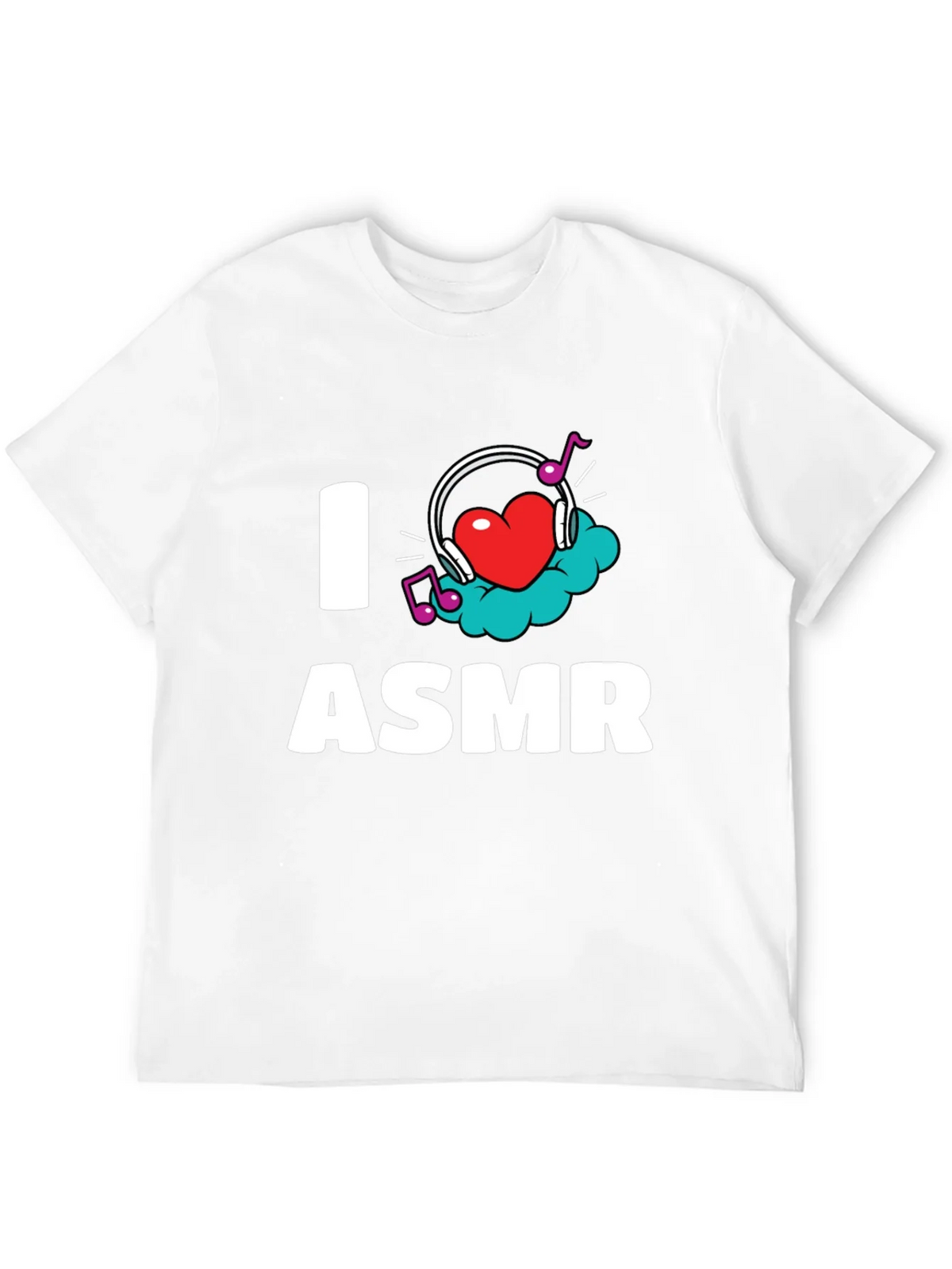 I Love ASMR T-Shirt - Black Graphic Tee product image 11