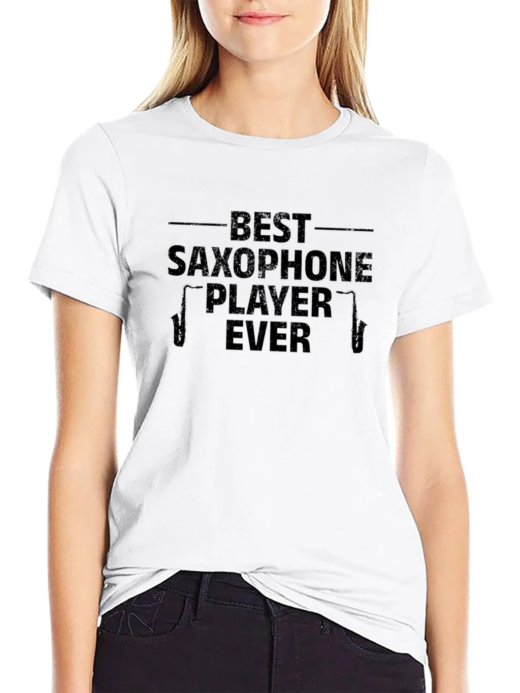 Best Saxophone Player Ever T-Shirt - Black product image 8