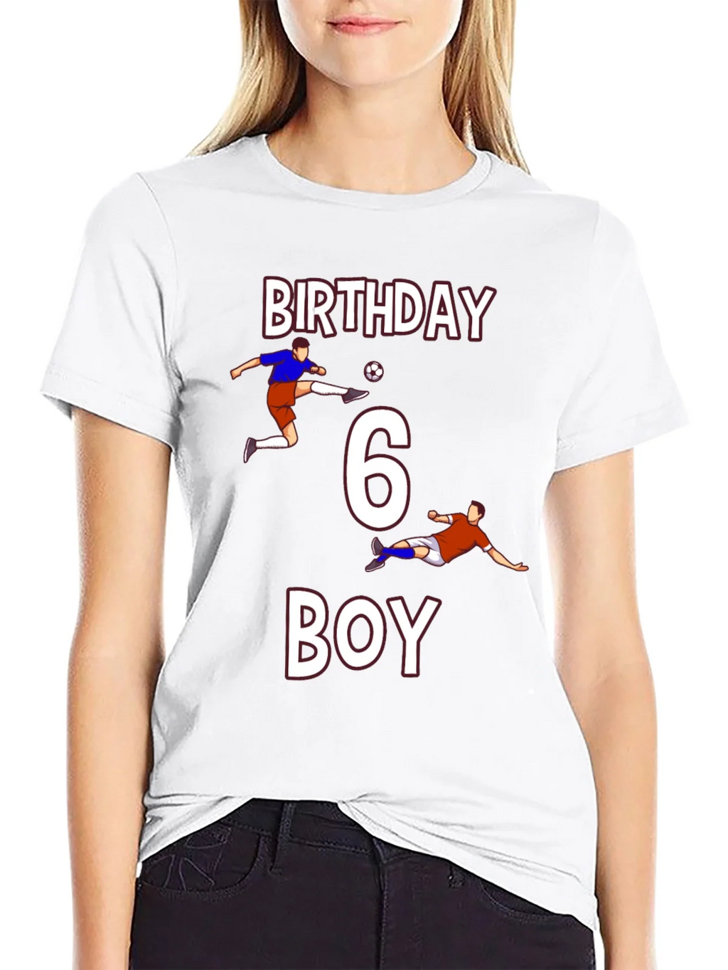 Birthday Boy 6 Soccer T-Shirt product image 6