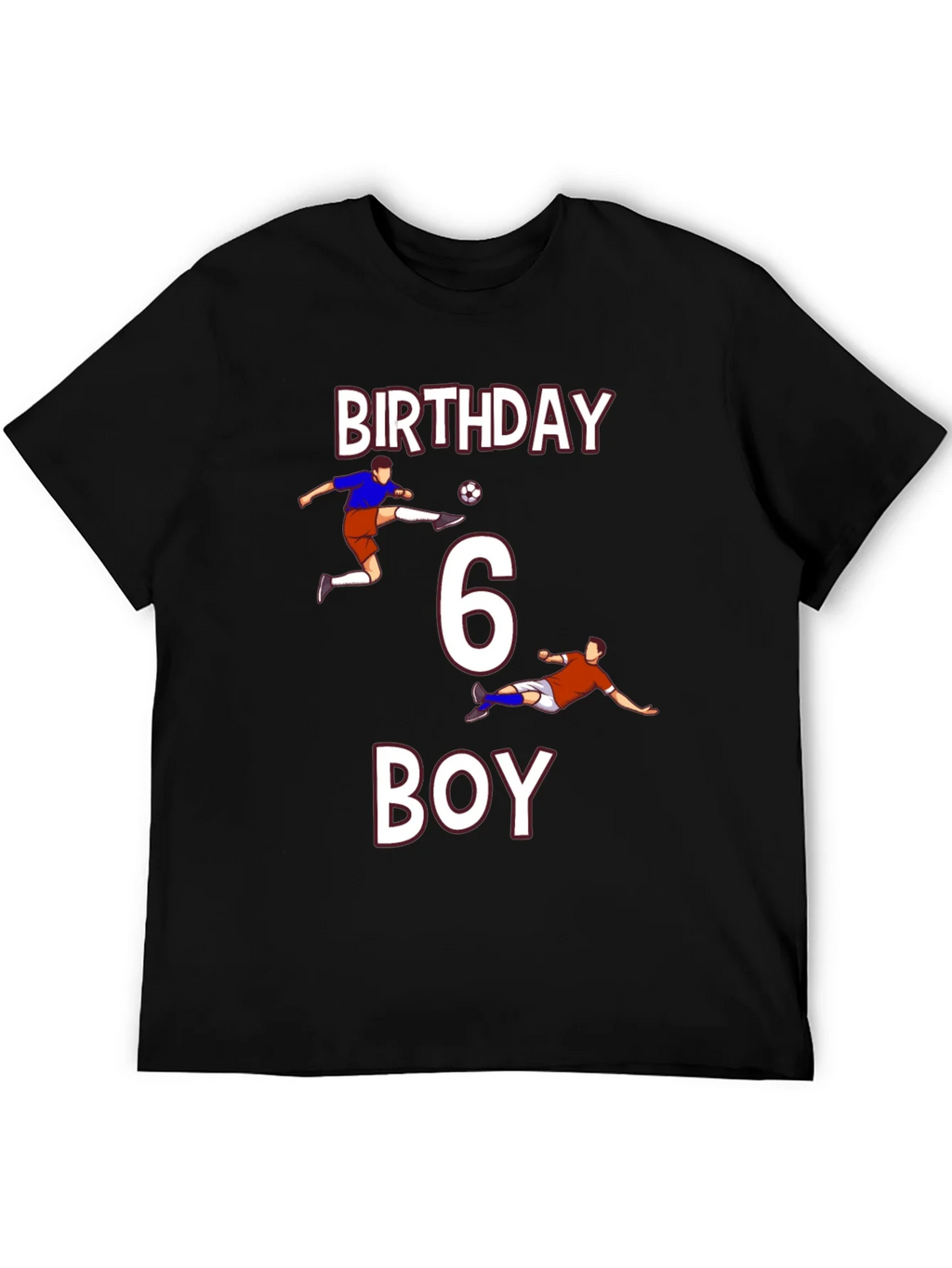 Birthday Boy 6 Soccer T-Shirt product image 3