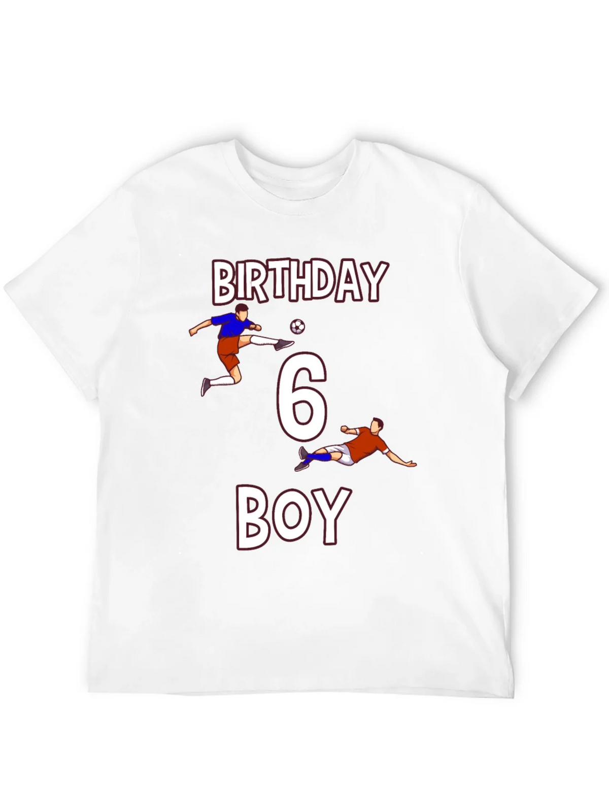 Birthday Boy 6 Soccer T-Shirt product image 9